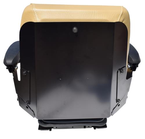 Brown Zero Turn Lawn Mower Suspension Seat with Slides and Armrests SCAG Ariens