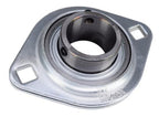 1-1/4" Pressed Steel Two Bolt Flange Bearing SBSFL206-20, SBPFL206-20