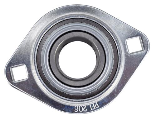 1-1/4" Pressed Steel Two Bolt Flange Bearing SBSFL206-20, SBPFL206-20