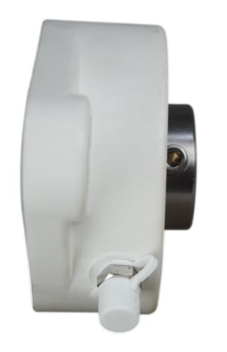 3/4" Stainless Steel Plastic Two Bolt Flange Bearing MUNCFL204-12, YCJT-3/4-PT