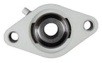 3/4" Stainless Steel Plastic Two Bolt Flange Bearing MUNCFL204-12, YCJT-3/4-PT