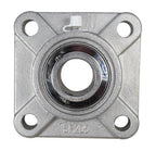 1" Stainless Steel Four Bolt Flange Bearing SSUCF205-16, SUCSF205-16, CRFS-PN16