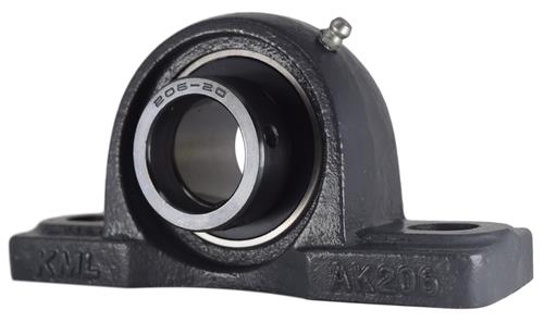 1-1/4" Pillow Block Bearing W/ Lock Collar HCAK206-20 SpinCo