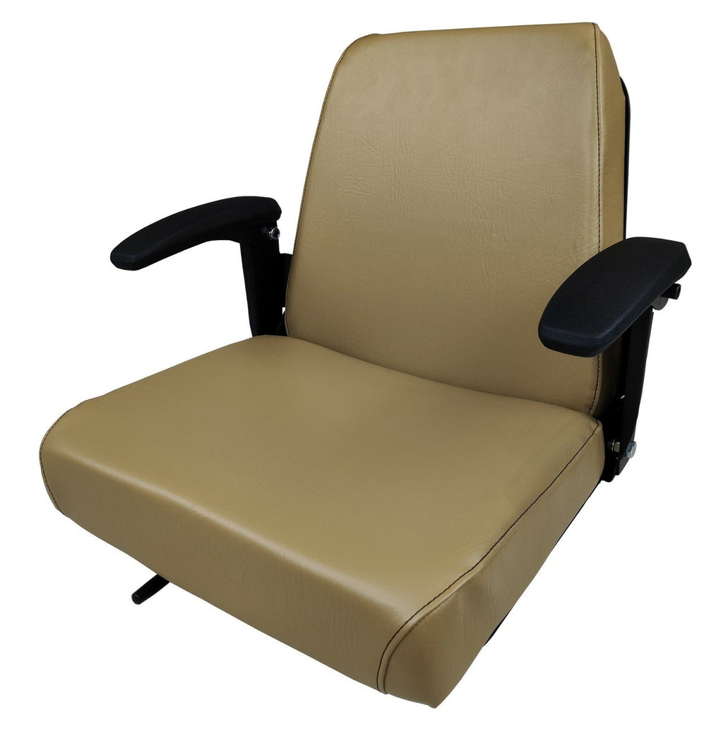 Brown Zero Turn Lawn Mower Seat Armrests Slides SCAG Ariens