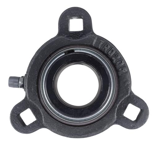 1-1/4" Three Bolt Flange Bearing W/ Lock Collar SATRD206-20G, FHSF3X206-20G