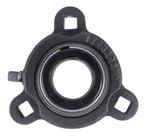 1-1/4" Three Bolt Flange Bearing W/ Lock Collar SATRD206-20G, FHSF3X206-20G