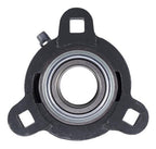 1-1/4" Three Bolt Flange Bearing W/ Lock Collar SATRD206-20G, FHSF3X206-20G