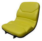 John Deere Tractor Seat Yellow W/ Flip Hinge 650 750 850 900HC 950 1050 CH16115
