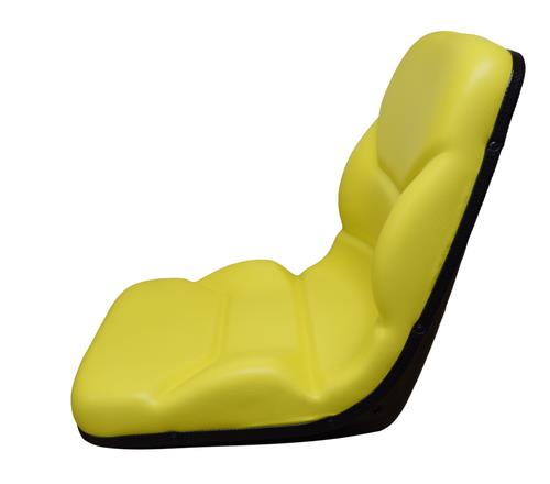 John Deere Tractor Seat Yellow W/ Flip Hinge 650 750 850 900HC 950 1050 CH16115