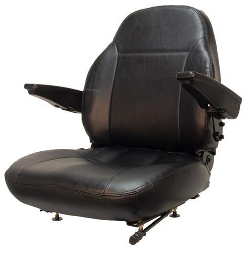 Zero Turn Turf Lawn Mower Seat w/ Armrests John Deere Hustler Ect.