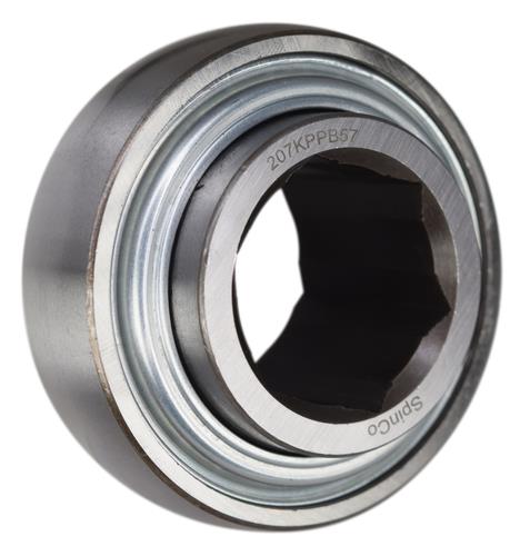207KPPB57, 213025 1-1/4" Hex Special Ag Bearing SpinCo