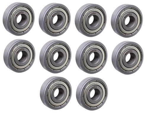 (10 Each) 6200-ZZ, 6200-2Z, 200SS Shielded Radial Ball Bearing 10X30X9 SpinCo