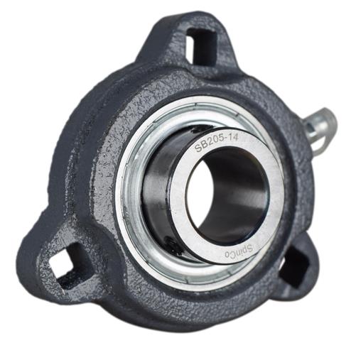 7/8" Three Bolt Flange Bearing SBTRD205-14G, FHSF3X205-14G, VF3S-114 SpinCo