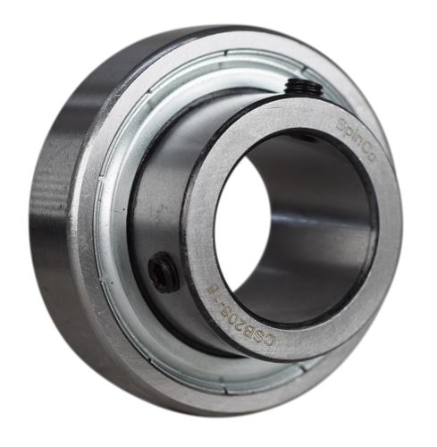 1-1/8" Insert Ball Bearing With Set Screws CSB206-18 FHSR206-18 YA102RR SLS-118