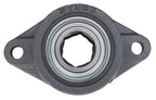 1-1/4" Hex Two Bolt Ductile Flange Bearing for Progressive Turf 213025 SpinCo