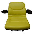 John Deere Tractor Seat Yellow W/ Armrests 650 750 850 900HC 950 1050 CH16115