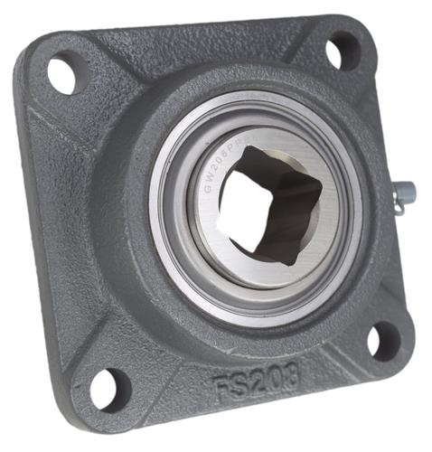1-1/8" Square Flange Bearing for Brillion Packer Pulverizer 2J-417 SpinCo