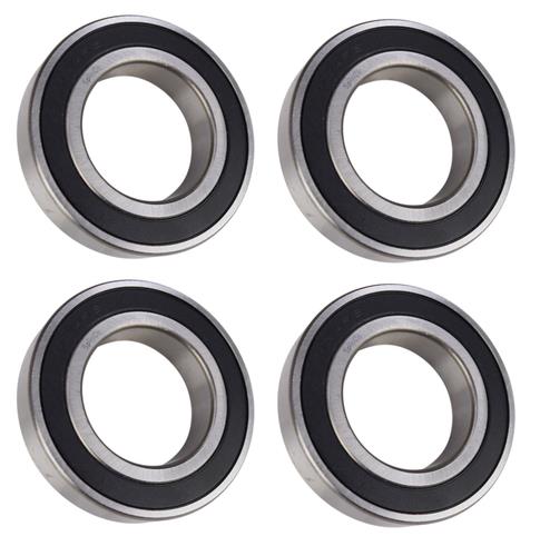 (4 Each) R24-2RS Sealed Radial Ball Bearing 1-1/2 ID X 2-5/8 OD X 9/16 Wide