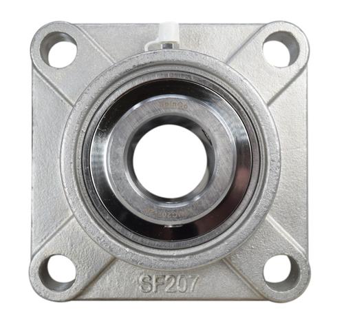 1-1/4" Stainless Four Bolt Flange Bearing SSUCF207-20, SUCSF207-20, CRFS-PN20