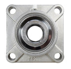 1-1/4" Stainless Four Bolt Flange Bearing SSUCF207-20, SUCSF207-20, CRFS-PN20
