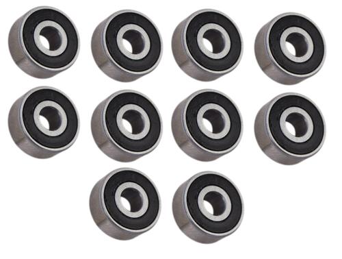 (10 Each) R2-2RS Sealed Radial Ball Bearing 1/8 ID X 3/8 OD X 5/32 Wide SpinCo