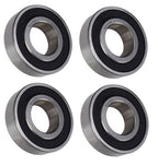 (4 Each) R12-2RS Sealed Radial Ball Bearing 3/4 ID X 1-5/8 OD X 7/16 Wide SpinCo
