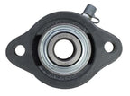 5/8" Light Duty Two Bolt Flange Bearing W/ Lock Collar ALF202-10G, FHLF202-10G