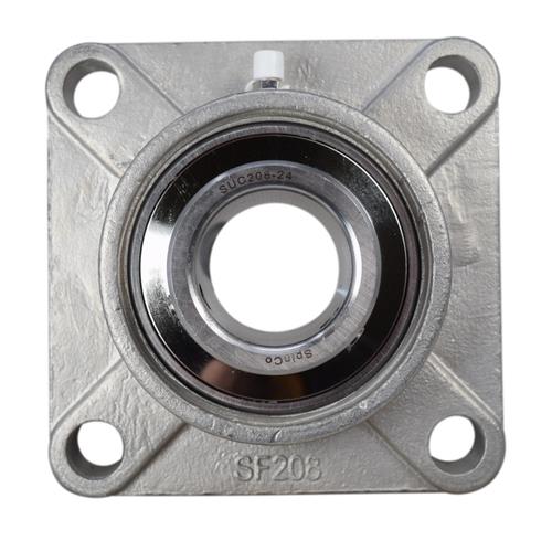 1-1/2" Stainless Four Bolt Flange Bearing SSUCF208-24, SUCSF208-24, CRFS-PN24