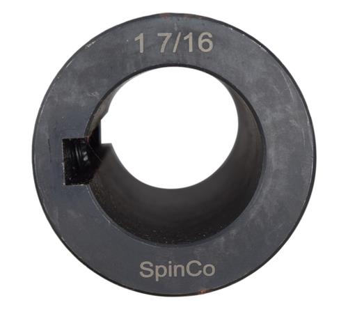 1-7/16" Solid Shaft Coupler w/ Keyway and Set Screws