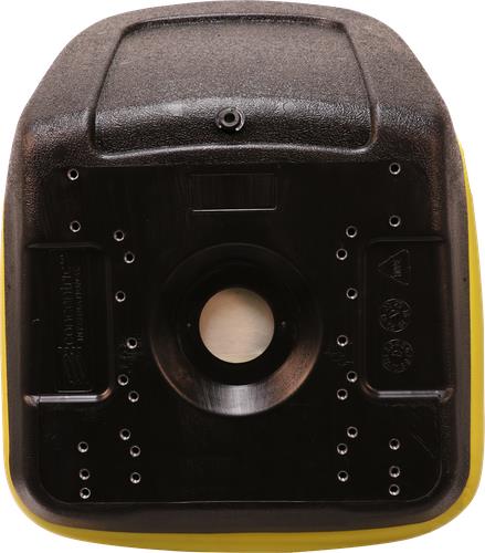 Low Back John Deere Lawn Mower Seat Yellow