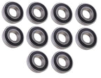 (10 Each) R10-2RS Sealed Radial Ball Bearing 5/8 ID X 1-3/8 OD X 11/32 Wide