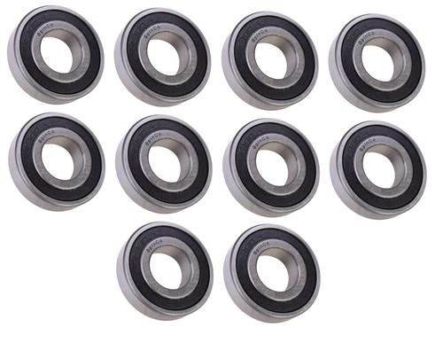 (10 Each) R10-2RS Sealed Radial Ball Bearing 5/8 ID X 1-3/8 OD X 11/32 Wide
