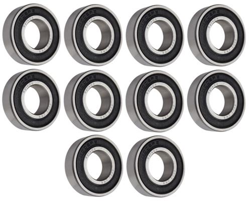 (10 Each) 6002-2RS, 6002LLU, 6002DDU Sealed Radial Ball Bearing 15X32X9 SpinCo