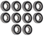 (10 Each) 6002-2RS, 6002LLU, 6002DDU Sealed Radial Ball Bearing 15X32X9 SpinCo