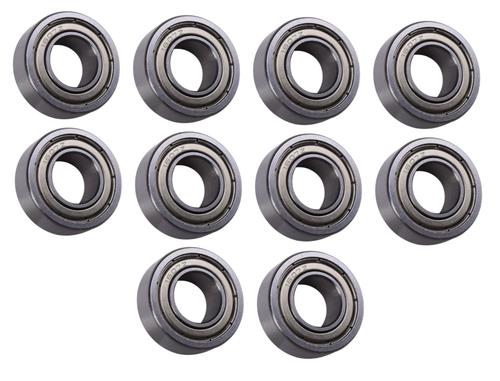 (10 Each) 1607-ZZ Shielded Radial Ball Bearing 7/16 ID X 29/32 OD X 5/16 Wide
