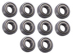 (10 Each) 1607-ZZ Shielded Radial Ball Bearing 7/16 ID X 29/32 OD X 5/16 Wide