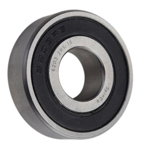 (2 Each) 6203-2RS-16MM Sealed Radial Ball Bearing 16X40X12 SpinCo