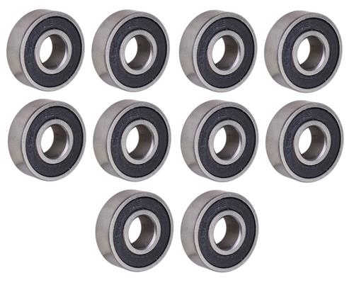 (10 Each) 696-2RS, 696LU, MR696-2RS Sealed Radial Ball Bearing 6X15X5 SpinCo