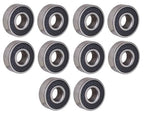 (10 Each) 696-2RS, 696LU, MR696-2RS Sealed Radial Ball Bearing 6X15X5 SpinCo
