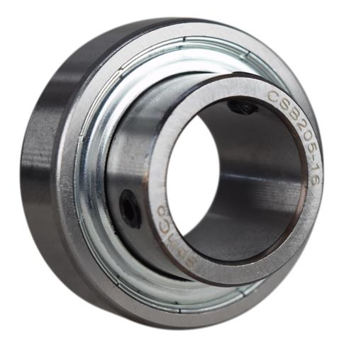 1" Insert Ball Bearing With Set Screws CSB205-16, FHSR205-16, YA100RR, SLS-116