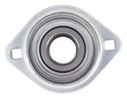 1-1/4" Pressed Steel Two Bolt Flange Bearing SBSFL207-20, SBPFL207-20