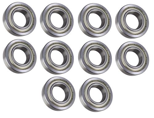 (10 Each) R16-ZZ Shielded Radial Ball Bearing 1 ID X 2 OD X 1/2 Wide SpinCo