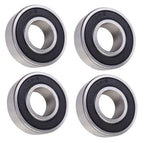(4 Each) 1628-2RS Sealed Radial Ball Bearing 5/8 ID X 1-5/8 OD X 1/2 Wide