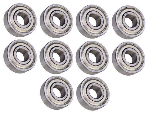 (10 Each) 1615-ZZ Shielded Radial Ball Bearing 7/16 ID X 1-1/8 OD X 3/8 Wide