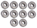 (10 Each) 1615-ZZ Shielded Radial Ball Bearing 7/16 ID X 1-1/8 OD X 3/8 Wide