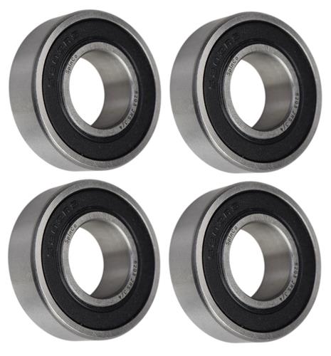 (4 Each) 6203-2RS-3/4, 6203LLU12, 203PP12 Sealed Radial Ball Bearing 0.75"X40X12