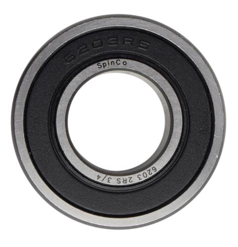 (4 Each) 6203-2RS-3/4, 6203LLU12, 203PP12 Sealed Radial Ball Bearing 0.75"X40X12
