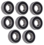 (8 Each) 6202-2RS-5/8 6202LLU10 202PP10 Sealed Radial Ball Bearing 0.625"X35X11