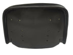 Black Low Back Steel Pan Vinyl Mower Seat Cub Cadet Hustler Toro