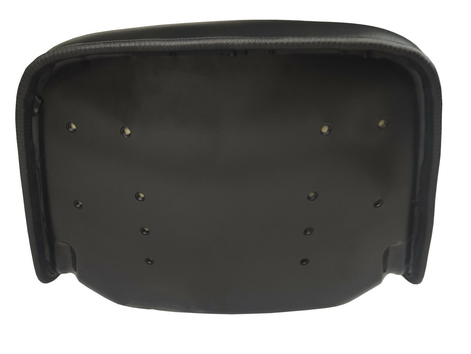 Black Low Back Steel Pan Vinyl Mower Seat Cub Cadet Hustler Toro